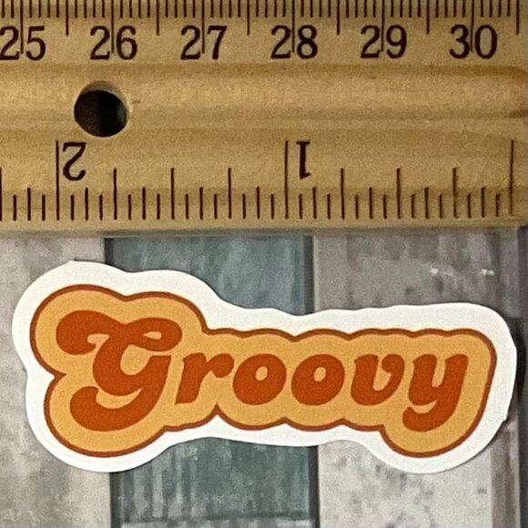 🌀10/$10🌀 70s Hippie Reusable Waterproof Vinyl Sticker Decal - Picture 1 of 1